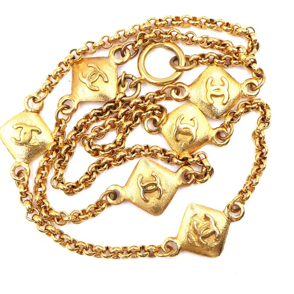 Chanel Gold Ultra Rare 6 Motif Cc Charms Long Necklace - Picture 3 of 12